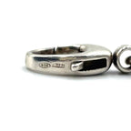 Gucci Ebony Logo Plate Silver Black Necklace — view 5