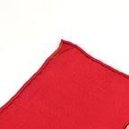 Hermes Chouveau du Tre Carre 90 Silk Red Scarf — view 9