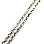 Gucci Ebony Logo Plate Silver Black Necklace — view 6