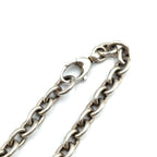 Gucci Ebony Logo Plate Silver Black Necklace — view 7