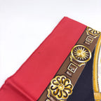 Hermes Chouveau du Tre Carre 90 Silk Red Scarf — view 5