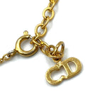Dior CD Logo Gold Plated Necklace — view 4