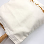 Louis Vuitton Fondation Cotton Beige Light Tote — view 5