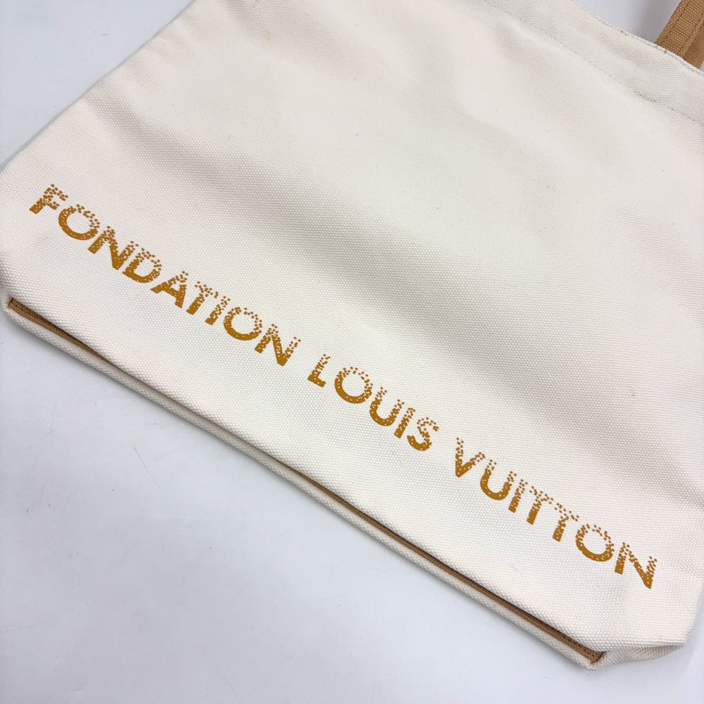 Louis Vuitton Fondation Cotton Beige Light Tote — view 4
