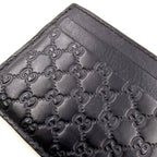Gucci Micro Guccissima Leather Black Card Case — view 5