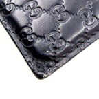 Gucci Micro Guccissima Leather Black Card Case — view 7