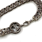 Gucci Interlocking Silver Bracelet — view 4