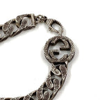 Gucci Interlocking Silver Bracelet — view 6