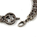 Gucci Interlocking Silver Bracelet — view 5