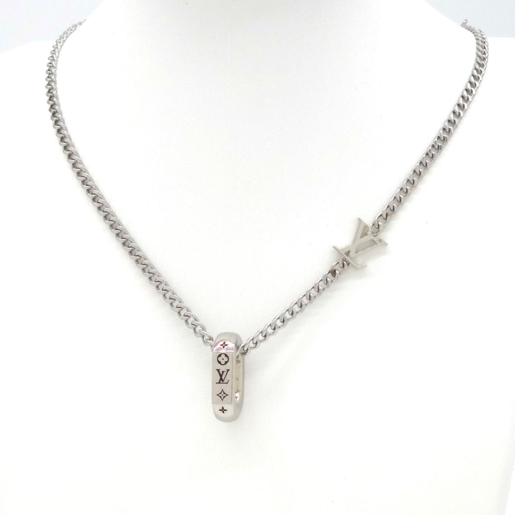 Louis Vuitton Monogram Chain Pendant 55.6 cm Palladium
