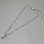 Louis Vuitton Monogram Chain Pendant 55.6 cm Palladium — view 2