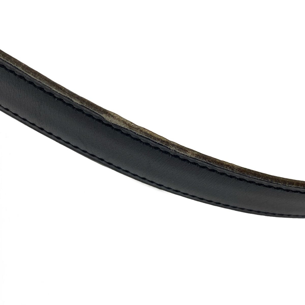 Hermes Belt 75 Black Gold Leather — view 8
