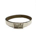 Hermes Belt 70 Etoupe Silver — view 6
