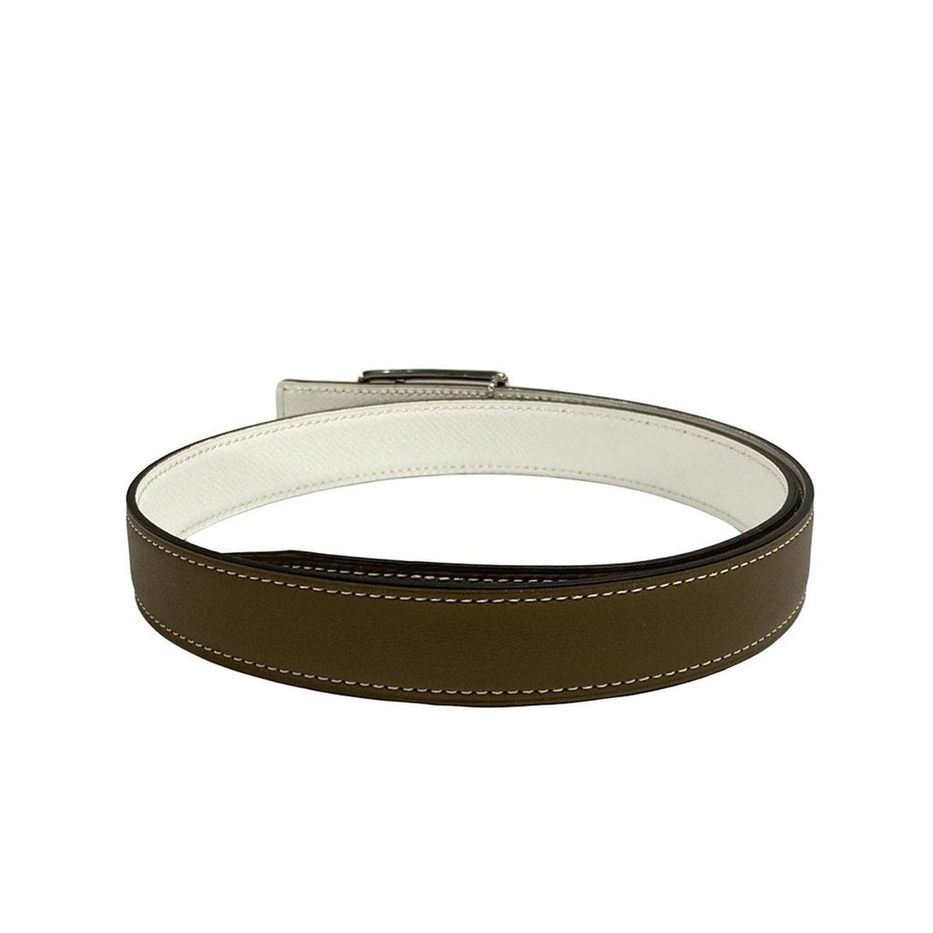 Hermes Belt 70 Etoupe Silver — view 2