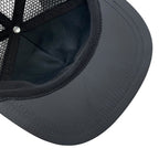 Fendi Kids Zucca Baseball Cap Hat FF Logo Mesh Polyester Black Brown Mode — view 6