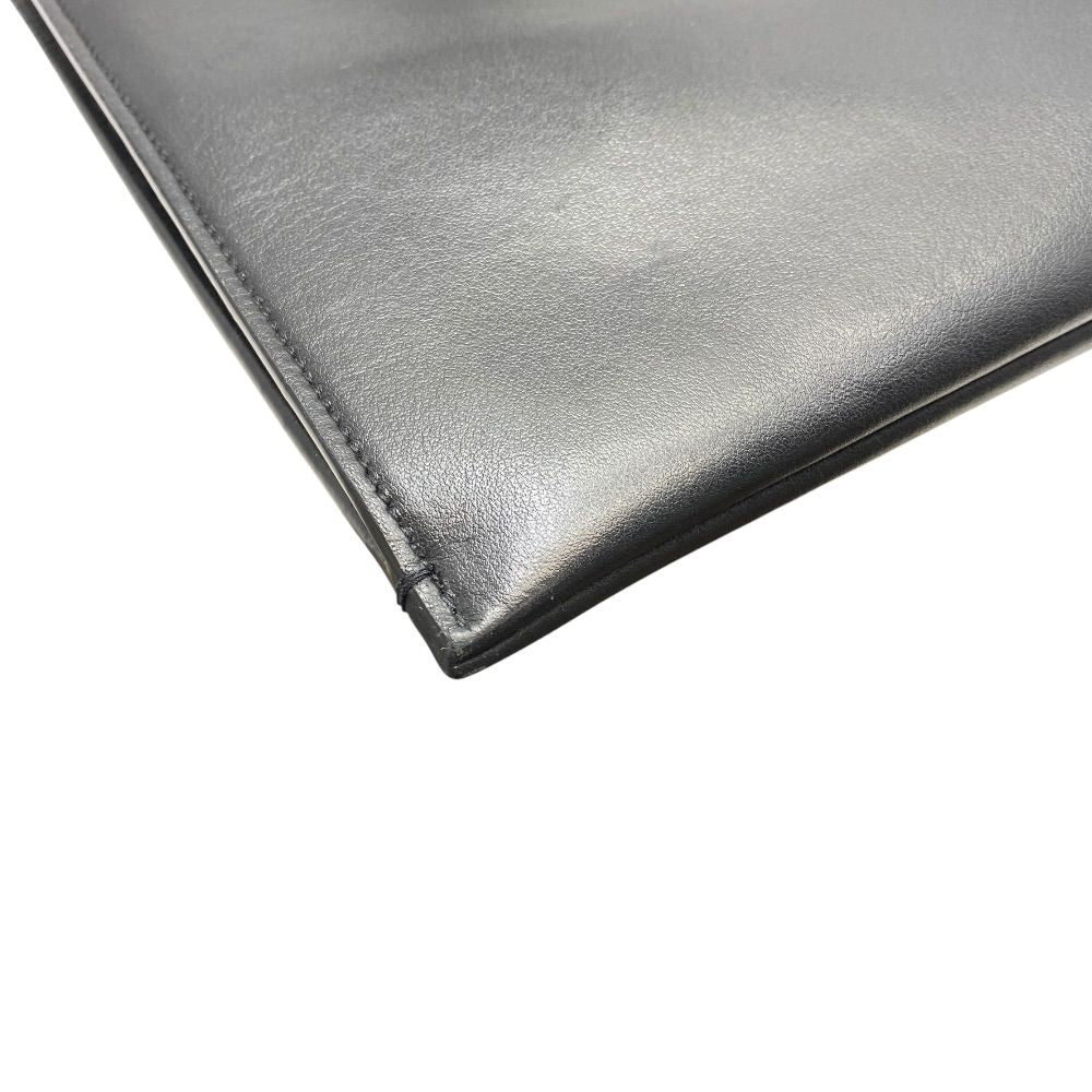 Saint Laurent Paris Smoking Forever Clutch Second Leather Black Mode — view 4
