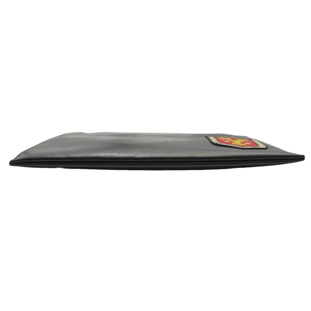 Saint Laurent Paris Smoking Forever Clutch Second Leather Black Mode — view 5