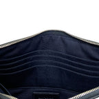 Saint Laurent Paris Smoking Forever Clutch Second Leather Black Mode — view 8