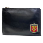 Saint Laurent Paris Smoking Forever Clutch Second Leather Black Mode