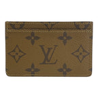 Louis Vuitton Card Holder Sample Case Monogram Reverse Leather Brown Practical — view 2