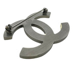 Chanel CC Logo Brooch Rhinestone Silver 07 Gorgeous — view 5