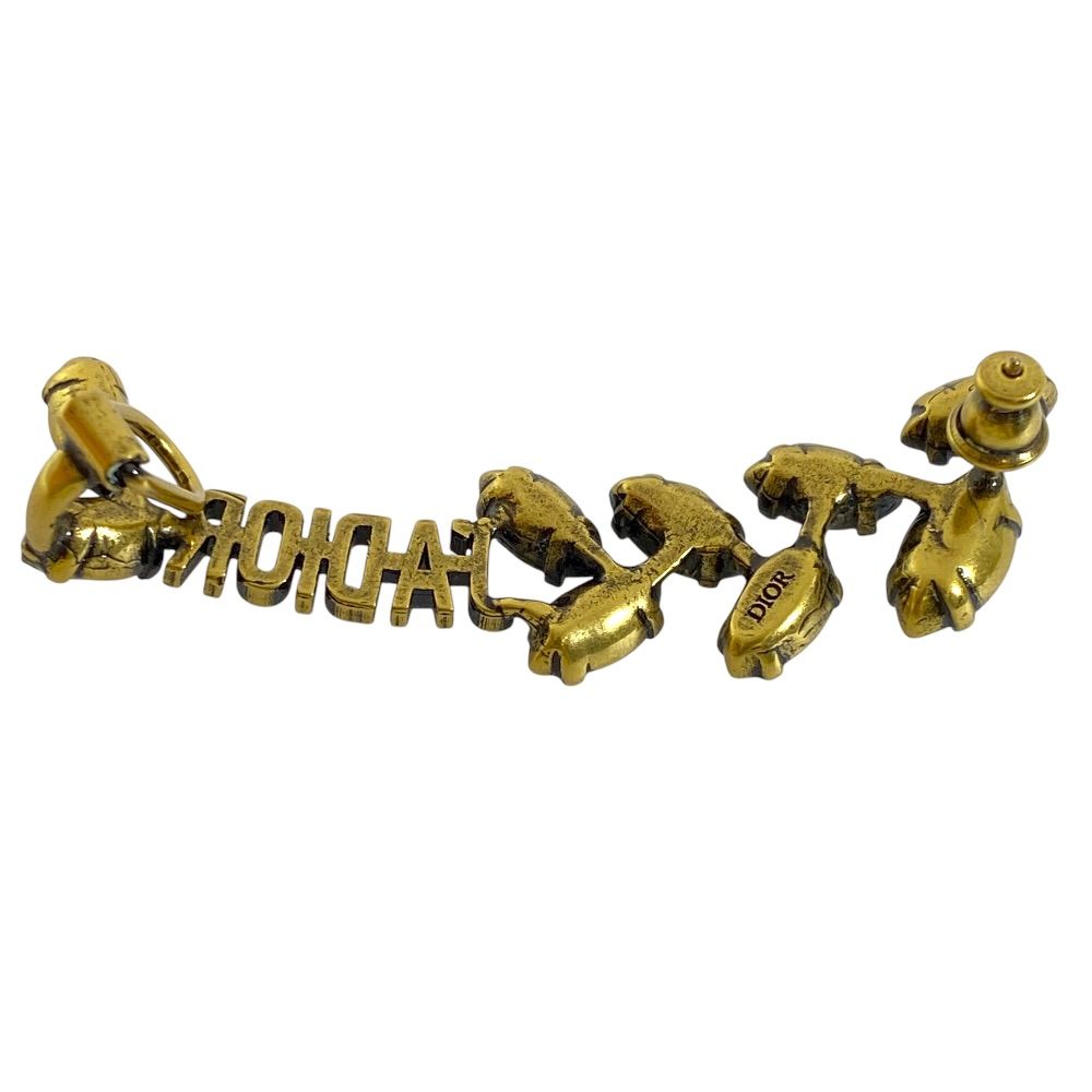 Dior J'adior Earrings Rhinestone Gold Gorgeous — view 2