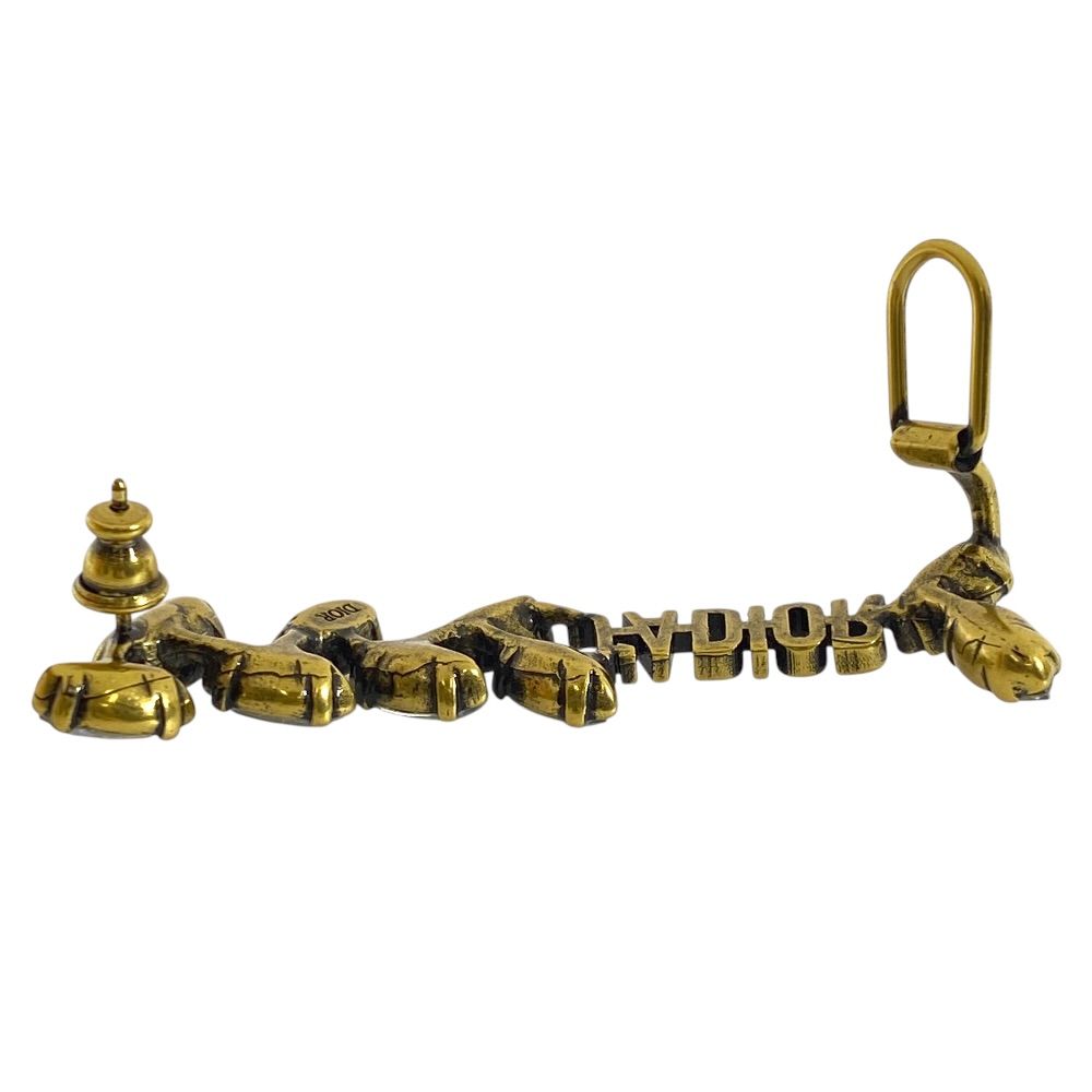 Dior J'adior Earrings Rhinestone Gold Gorgeous — view 8
