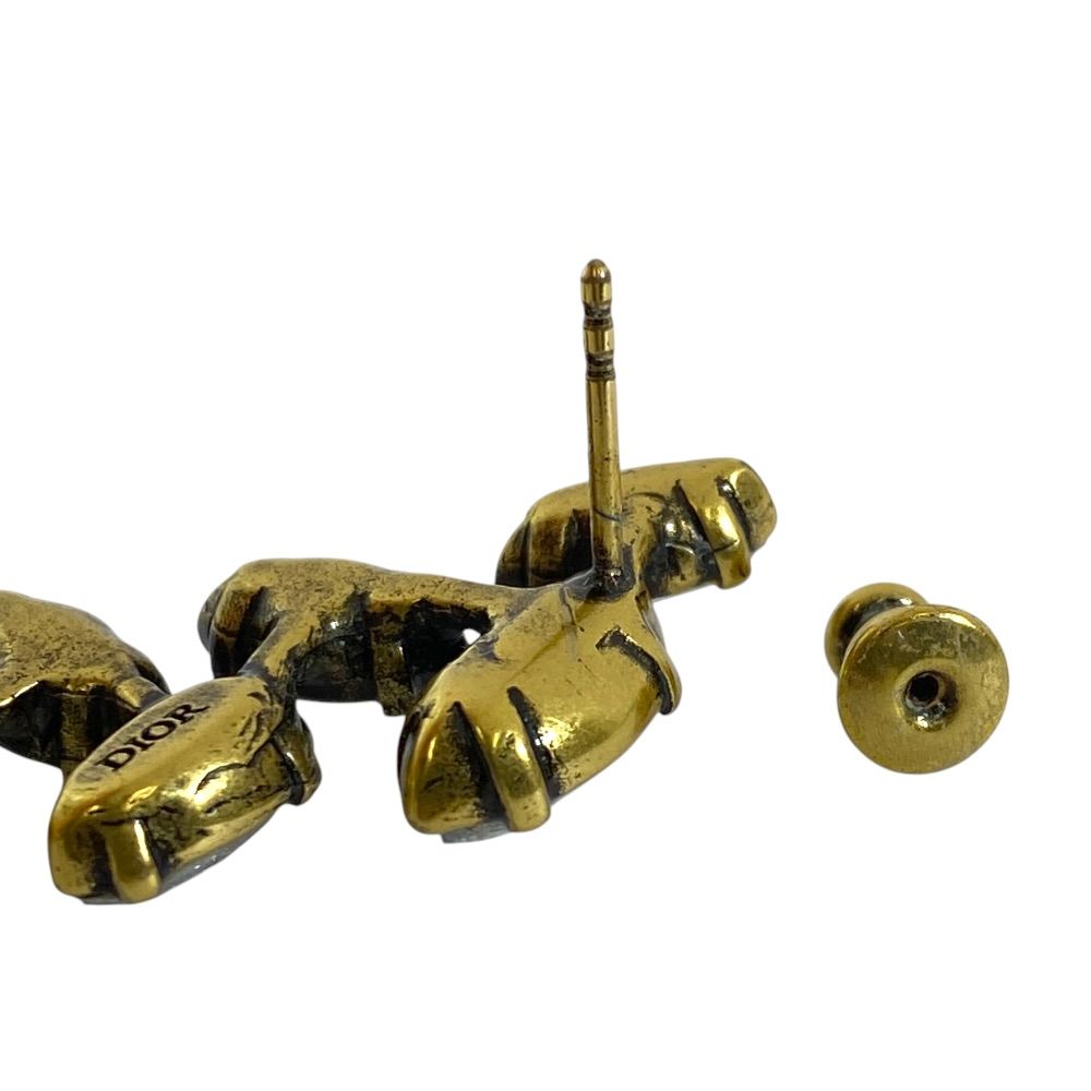 Dior J'adior Earrings Rhinestone Gold Gorgeous — view 7
