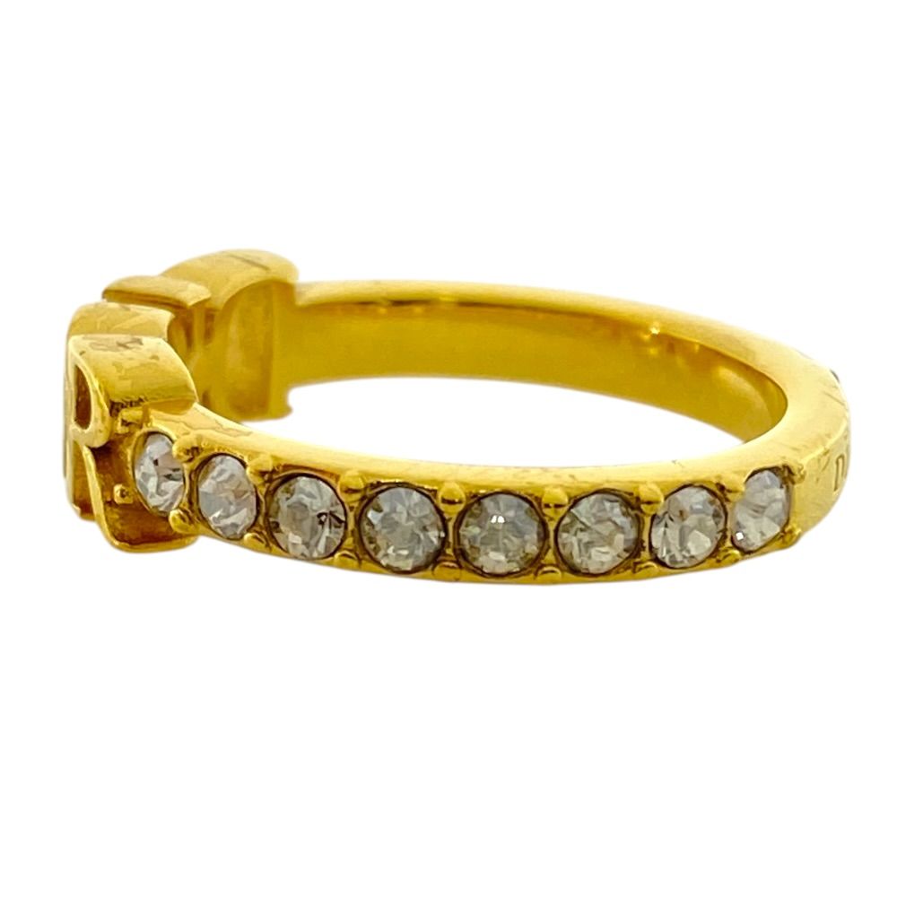 Dior Dioevolution Ring Logo Rhinestone Gold Gorgeous Feminine Accent — view 2
