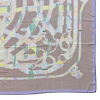 Hermes Carre 140 Cavalcadour Scarf Large Shawl Horse Tackle Boxed Cashmere Silk — view 4
