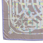 Hermes Carre 140 Cavalcadour Scarf Large Shawl Horse Tackle Boxed Cashmere Silk — view 6