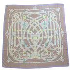 Hermes Carre 140 Cavalcadour Scarf Large Shawl Horse Tackle Boxed Cashmere Silk — view 2