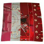 Hermes Carre 140 Caleche Mors Et Bouteilles Chemistry and Bottle Juan Scarf — view 2