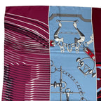 Hermes Carre 140 Caleche Mors Et Bouteilles Chemistry and Bottle Juan Scarf — view 5