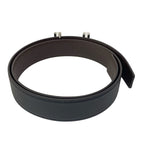 Hermes Belt 80 O Carre Noir Chocolat Silver — view 2