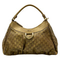 Gucci Shoulder Bag Abbey GG Pattern Blanc Leather
