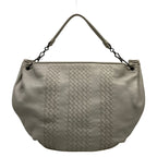 Bottega Veneta Handbag Cervo Light Gray Leather