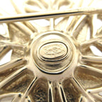 Chanel Brooch Champagne Gold White Pearl Rhinestone Star — view 3