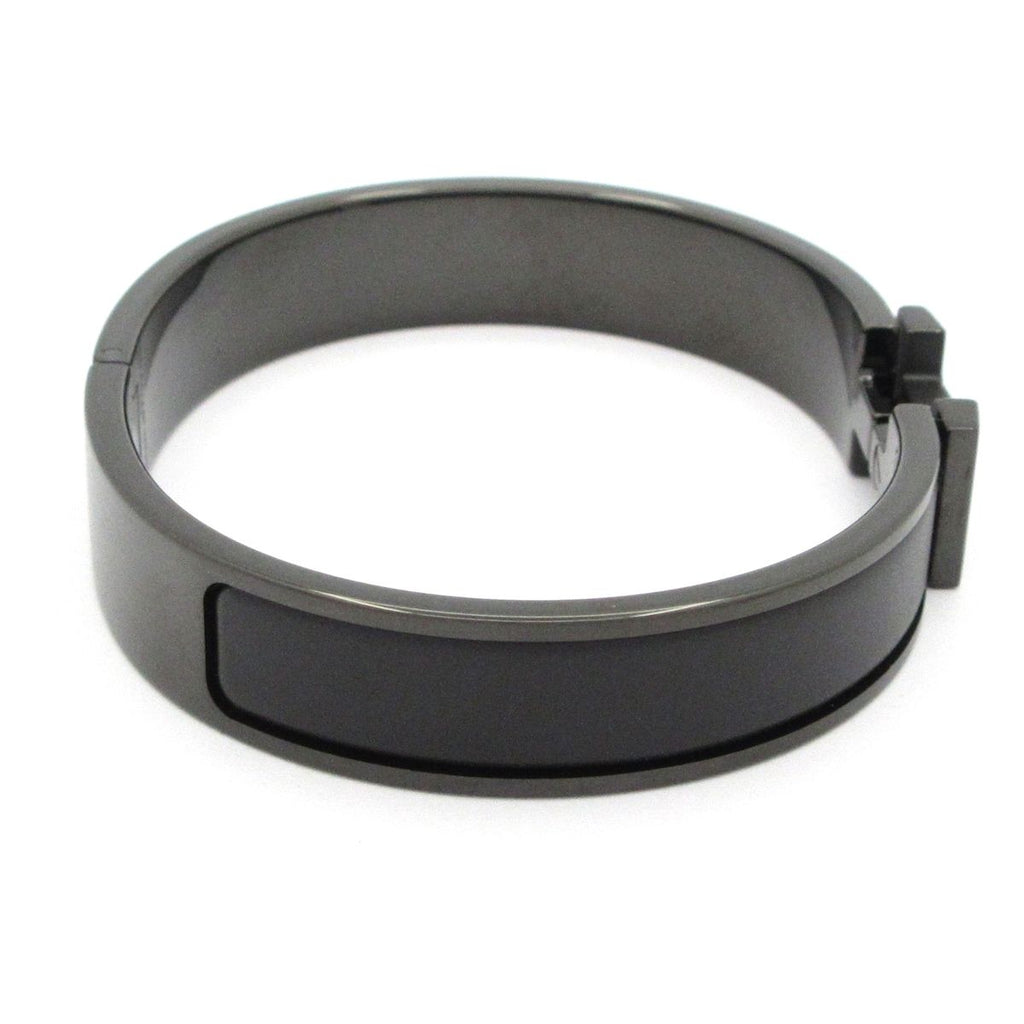 Hermes Bangle Click HH So Black Matte Enamel Bracelet — view 2