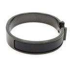 Hermes Bangle Click HH So Black Matte Enamel Bracelet — view 2