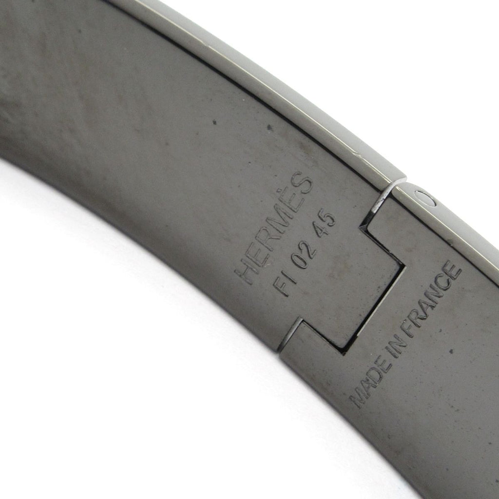 Hermes Bangle Click HH So Black Matte Enamel Bracelet — view 4
