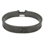Hermes Bangle Click HH So Black Matte Enamel Bracelet — view 3