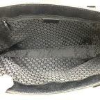 Gucci 002 Logo Tote Canvas Leather Black — view 6