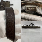 Prada Shoulder Bag Crossbody Nylon A3 Travel Triangle Logo — view 4