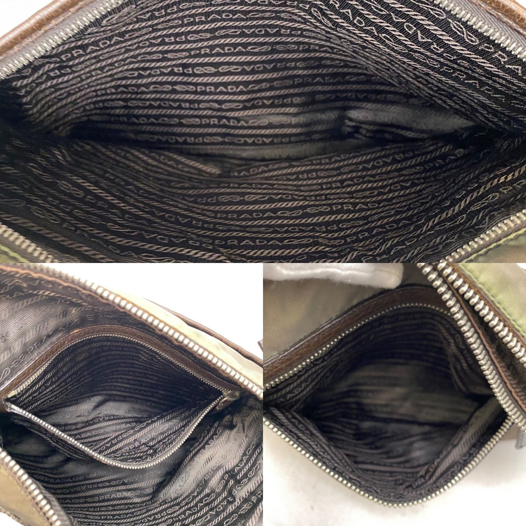 Prada Shoulder Bag Crossbody Nylon A3 Travel Triangle Logo — view 8