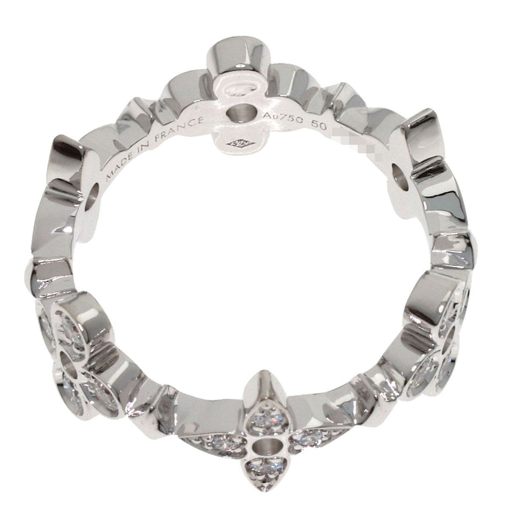 Louis Vuitton Fine Dantel Diamond 50 Ring 18k White Gold