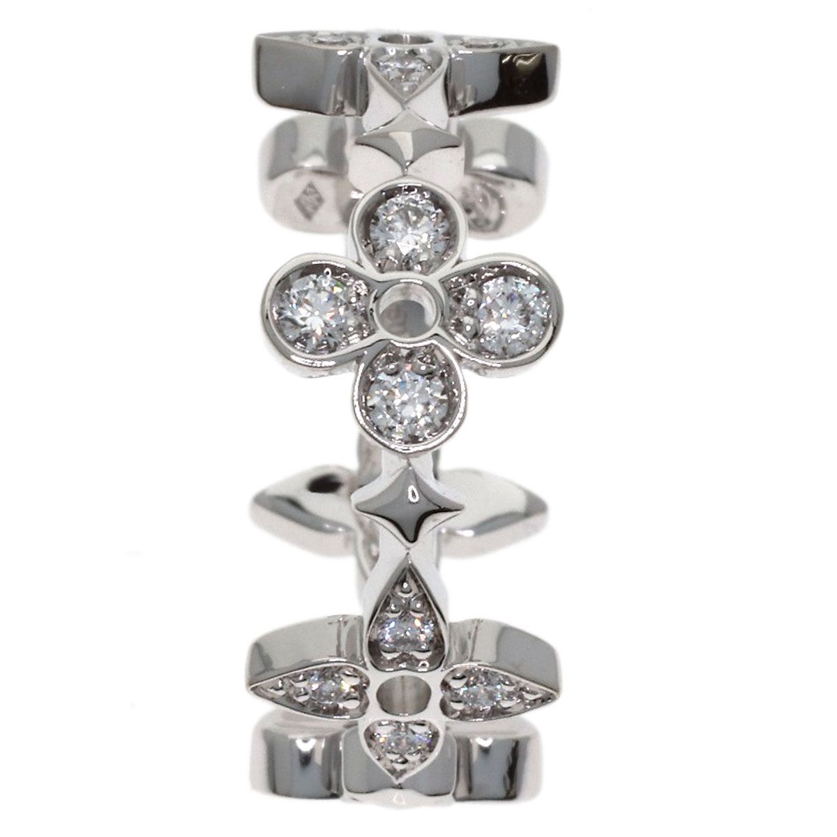 Louis Vuitton Fine Dantel Diamond 50 Ring 18k White Gold