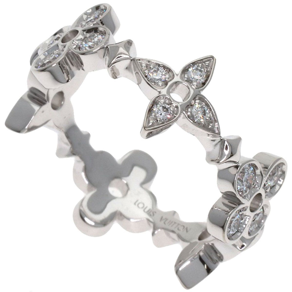 Louis Vuitton Fine Dantel Diamond 50 Ring 18k White Gold