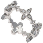 Louis Vuitton Fine Dantel Diamond 50 Ring 18k White Gold