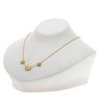 Dior Rose Devan Diamond Necklace 18k Yellow Gold — view 5